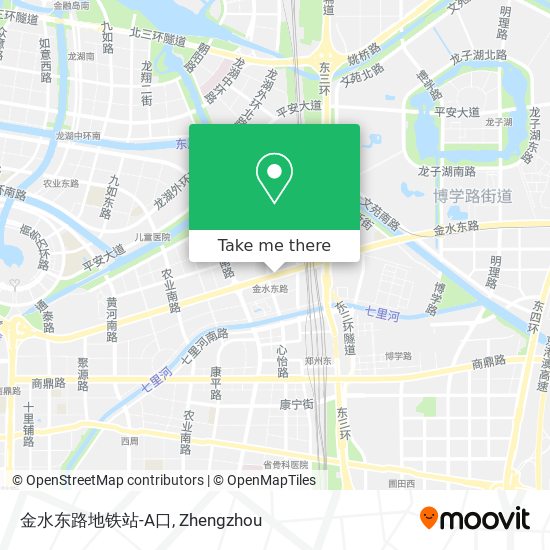 金水东路地铁站-A口 map