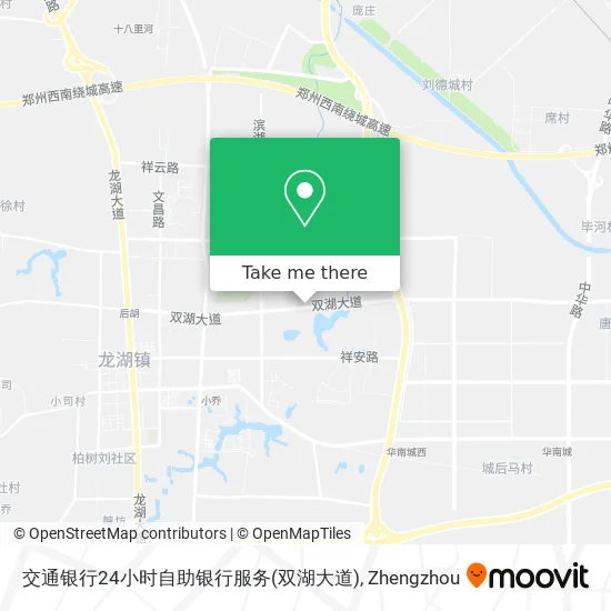 交通银行24小时自助银行服务(双湖大道) map