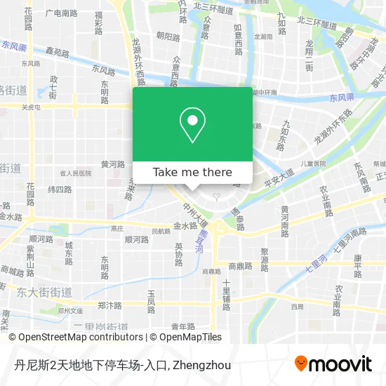 丹尼斯2天地地下停车场-入口 map
