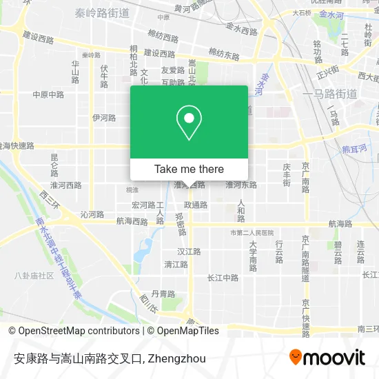 安康路与嵩山南路交叉口 map