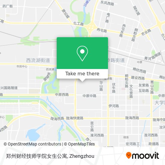 郑州财经技师学院女生公寓 map