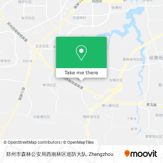 郑州市森林公安局西南林区巡防大队 map