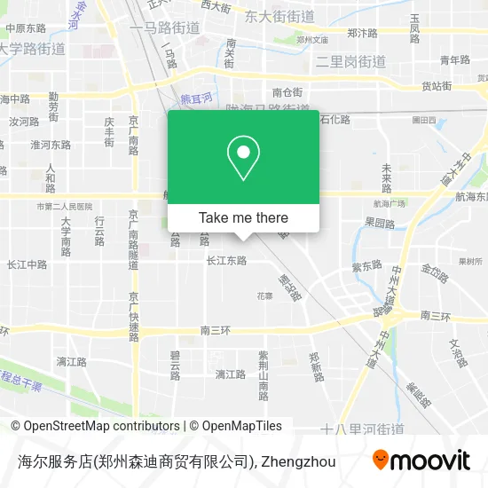 海尔服务店(郑州森迪商贸有限公司) map