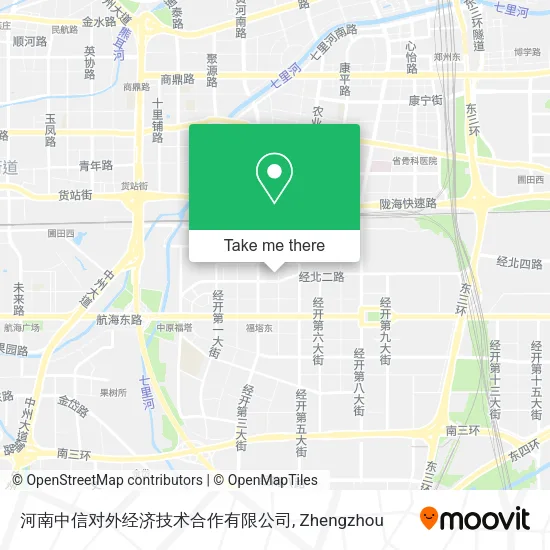 河南中信对外经济技术合作有限公司 map