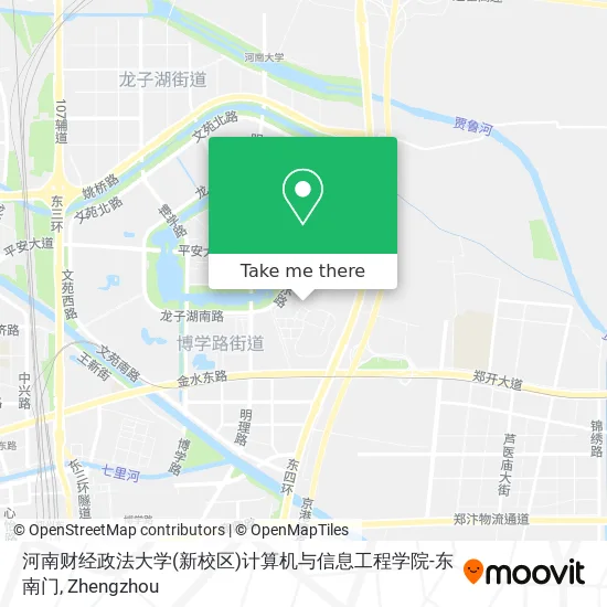 河南财经政法大学(新校区)计算机与信息工程学院-东南门 map