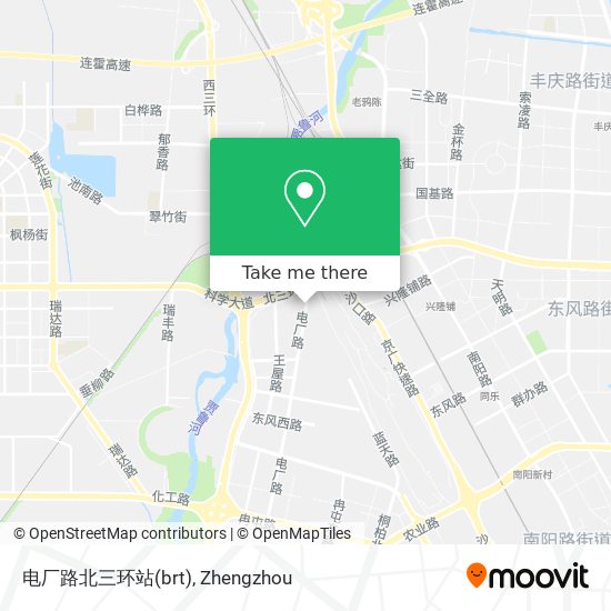电厂路北三环站(brt) map