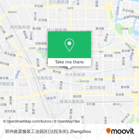 郑州曲梁服装工业园区(法院东街) map