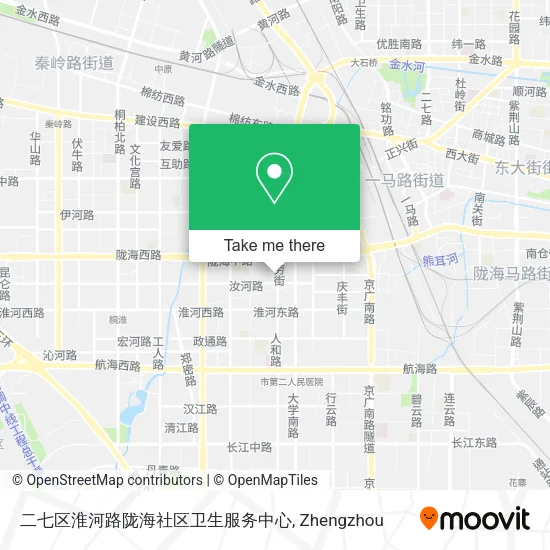 二七区淮河路陇海社区卫生服务中心 map
