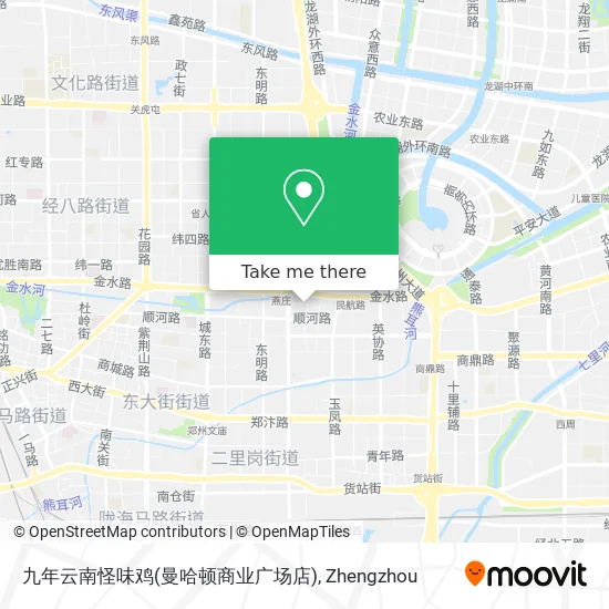 九年云南怪味鸡(曼哈顿商业广场店) map