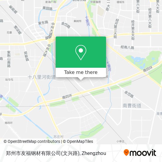 郑州市友福钢材有限公司(文兴路) map