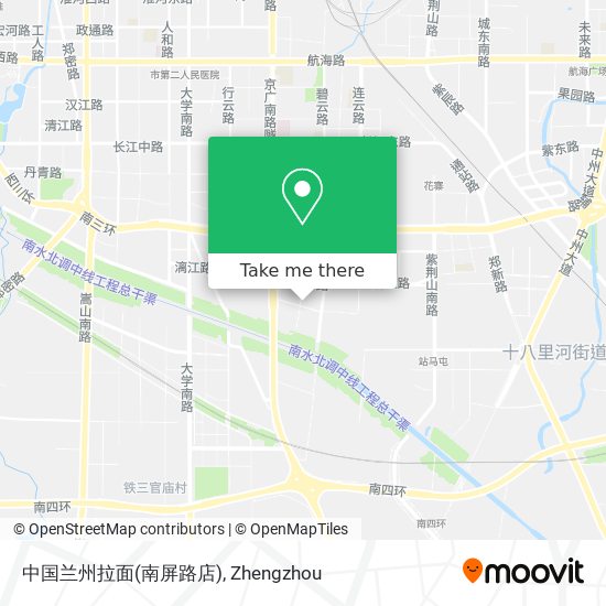 中国兰州拉面(南屏路店) map