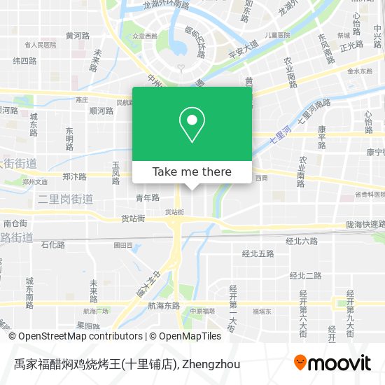 禹家福醋焖鸡烧烤王(十里铺店) map
