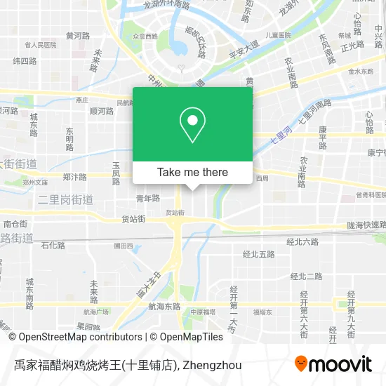 禹家福醋焖鸡烧烤王(十里铺店) map