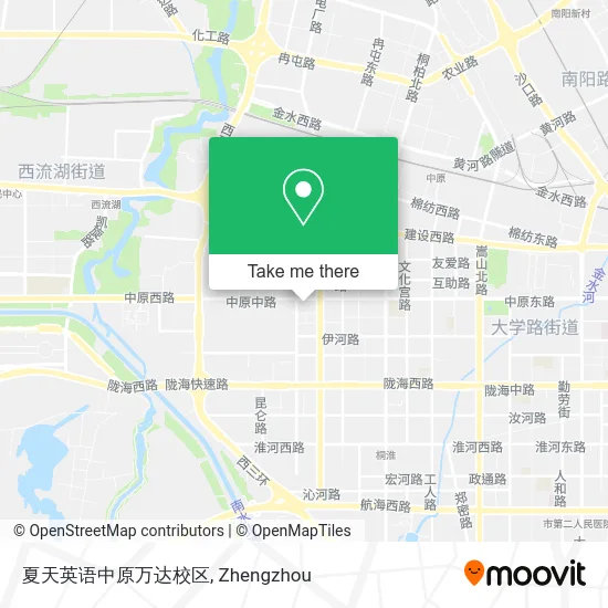 夏天英语中原万达校区 map