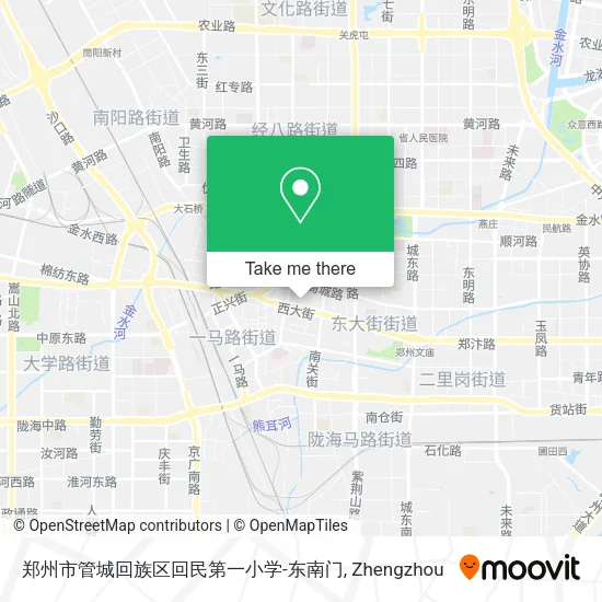 郑州市管城回族区回民第一小学-东南门 map