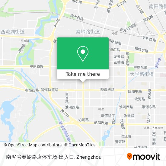 南泥湾秦岭路店停车场-出入口 map