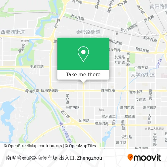 南泥湾秦岭路店停车场-出入口 map