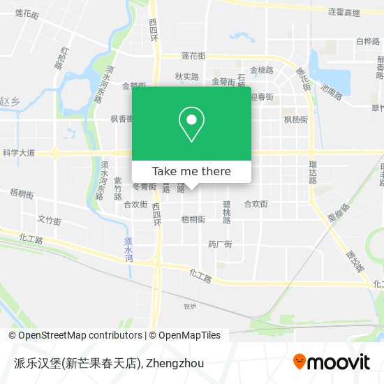 派乐汉堡(新芒果春天店) map