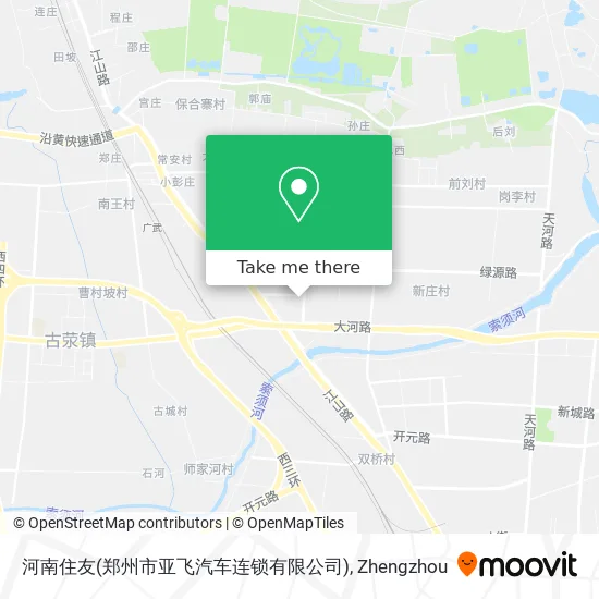 河南住友(郑州市亚飞汽车连锁有限公司) map