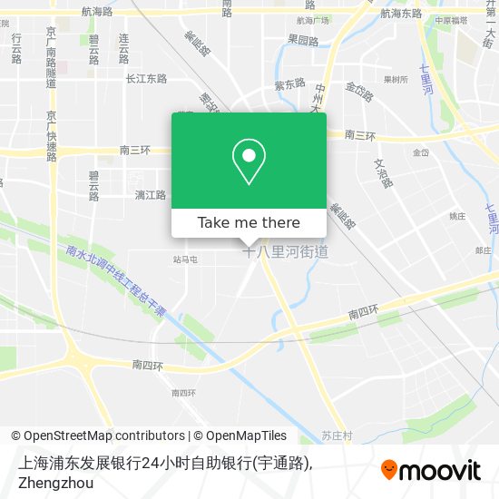 上海浦东发展银行24小时自助银行(宇通路) map