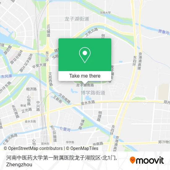 河南中医药大学第一附属医院龙子湖院区-北1门 map