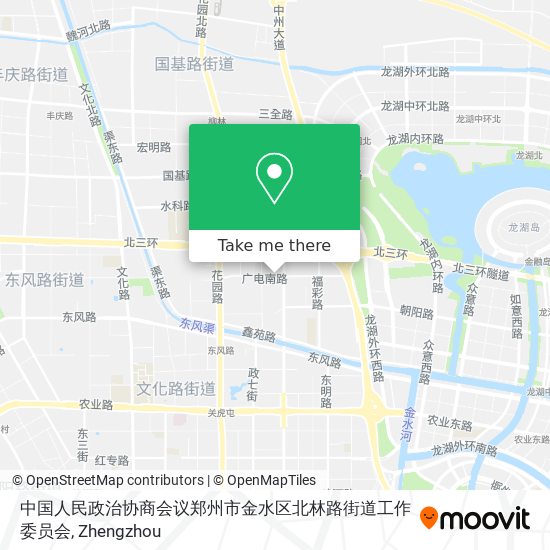 中国人民政治协商会议郑州市金水区北林路街道工作委员会 map