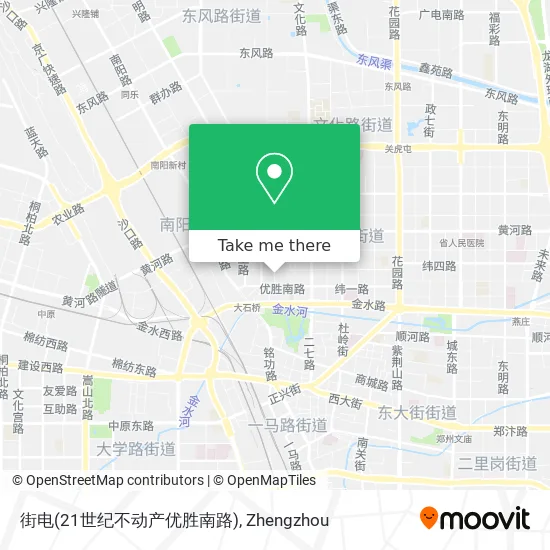 街电(21世纪不动产优胜南路) map