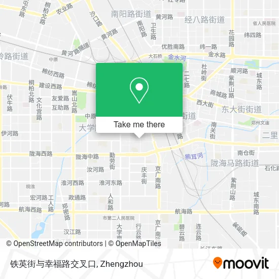 铁英街与幸福路交叉口 map