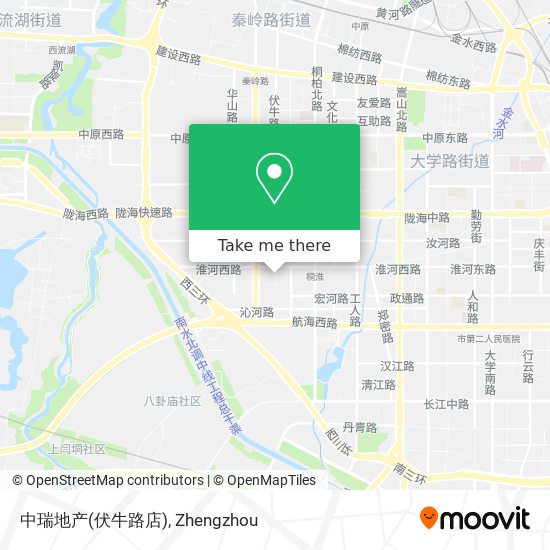 中瑞地产(伏牛路店) map