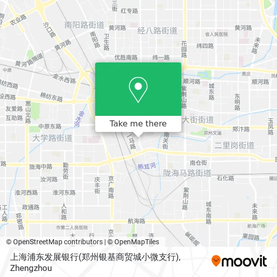 上海浦东发展银行(郑州银基商贸城小微支行) map