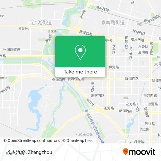 战杰汽修 map