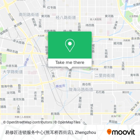 易修匠连锁服务中心(熊耳桥西街店) map