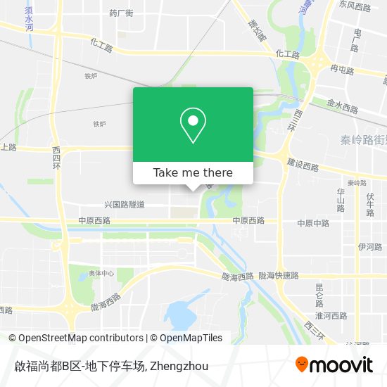 啟福尚都B区-地下停车场 map