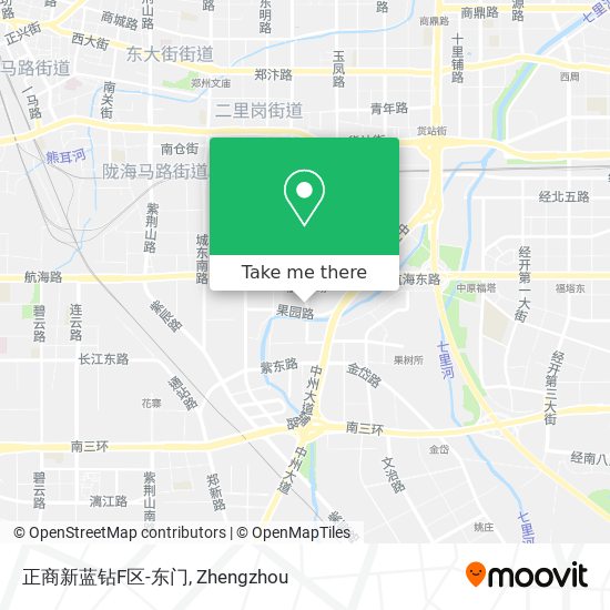 正商新蓝钻F区-东门 map