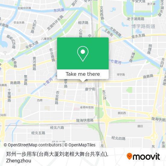 郑州一步用车(台商大厦刘老根大舞台共享点) map