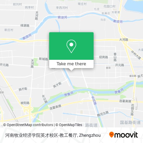 河南牧业经济学院英才校区-教工餐厅 map