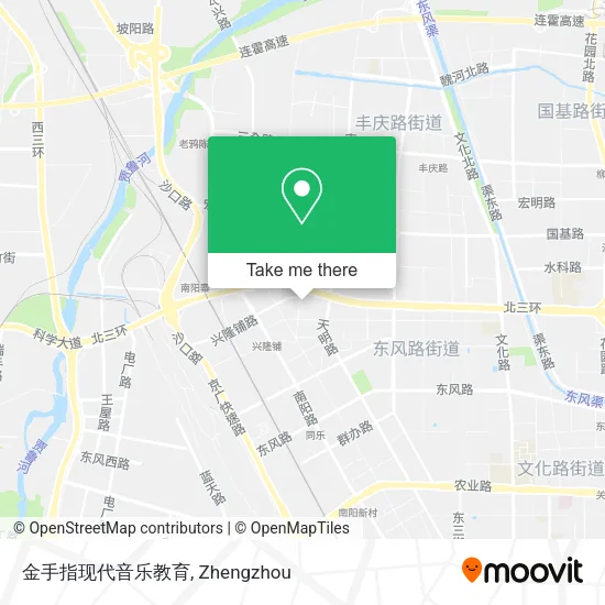 金手指现代音乐教育 map