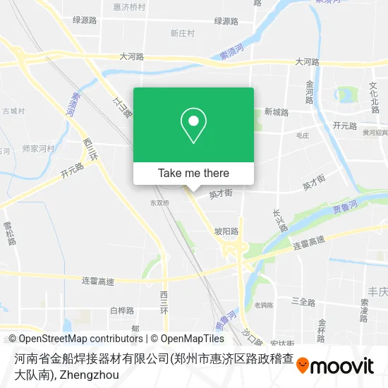 河南省金船焊接器材有限公司(郑州市惠济区路政稽查大队南) map