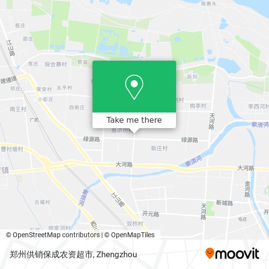 郑州供销保成农资超市 map