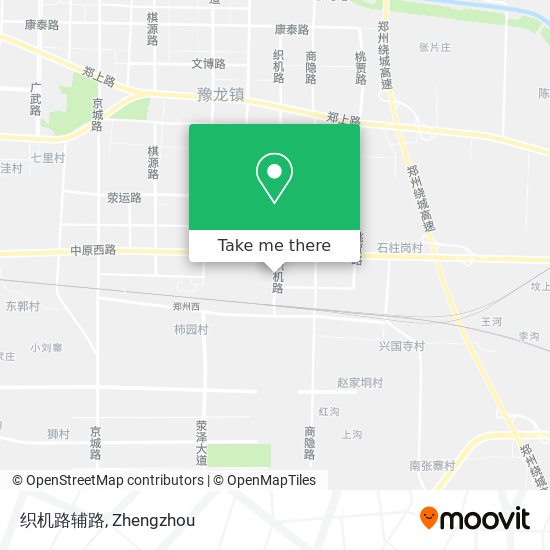 织机路辅路 map