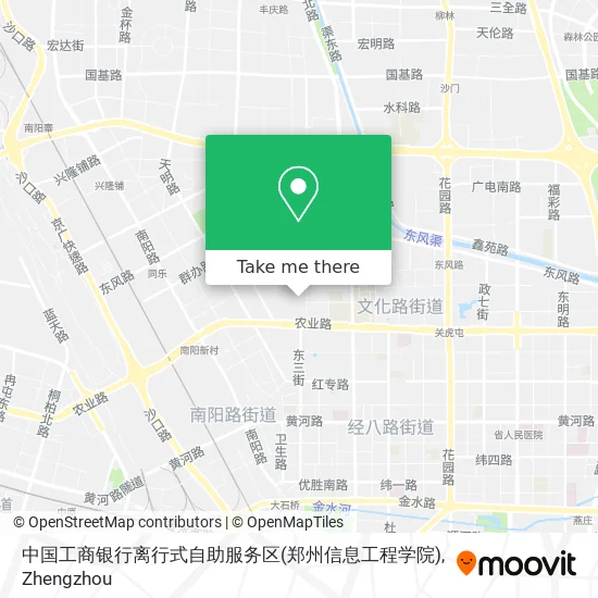 中国工商银行离行式自助服务区(郑州信息工程学院) map