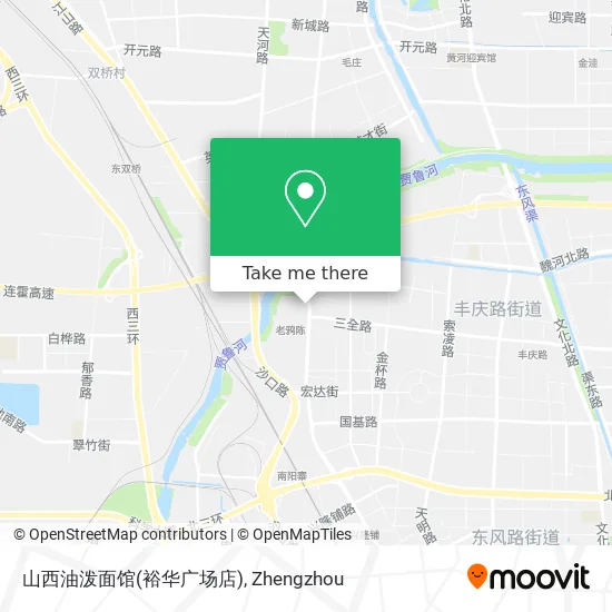 山西油泼面馆(裕华广场店) map