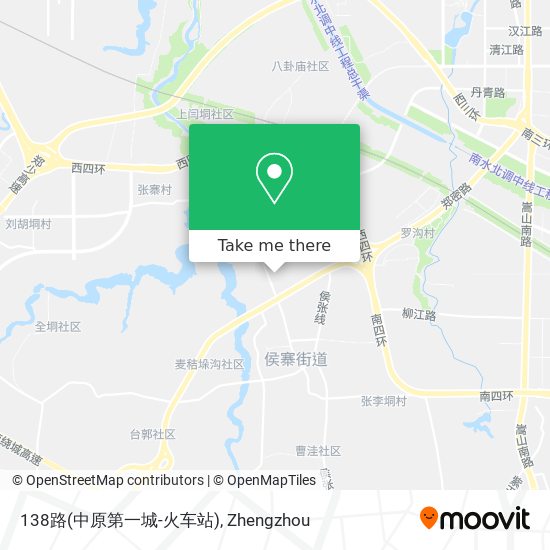 138路(中原第一城-火车站) map