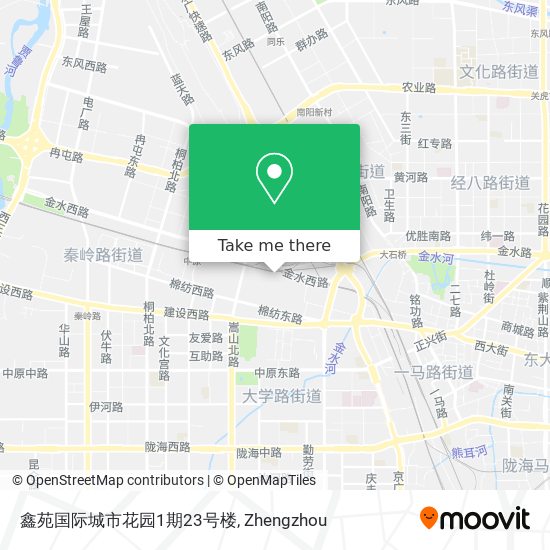 鑫苑国际城市花园1期23号楼 map
