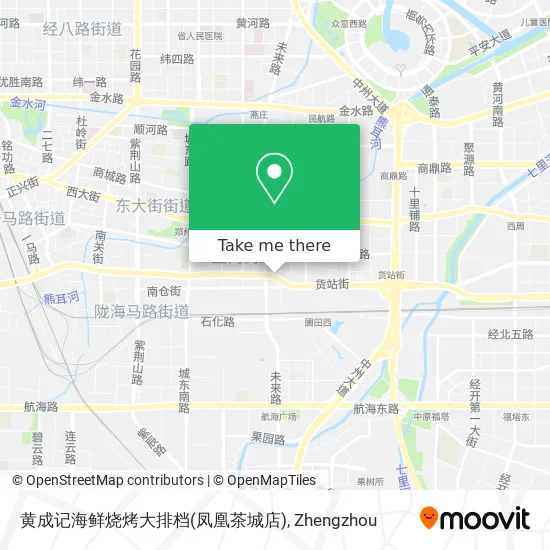 黄成记海鲜烧烤大排档(凤凰茶城店) map