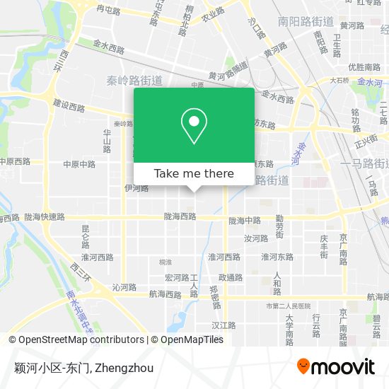 颖河小区-东门 map