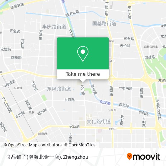 良品铺子(瀚海北金一店) map