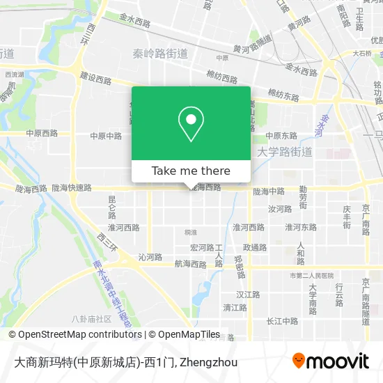 大商新玛特(中原新城店)-西1门 map