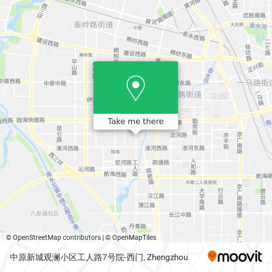 中原新城观澜小区工人路7号院-西门 map