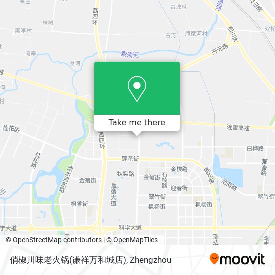 俏椒川味老火锅(谦祥万和城店) map